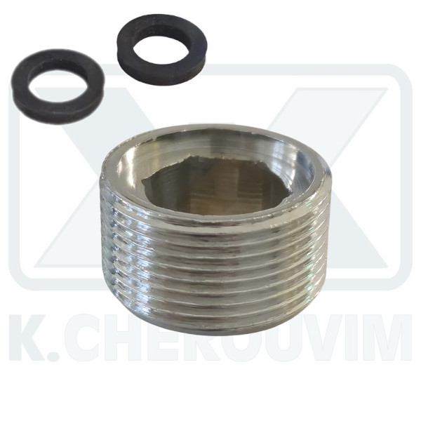 ΜΑΣΤΟΣ ΧΡΩΜΕ Μ18Χ1 ΑΡΣ. ΑΡΣ. L10 ΜΕ ΔΙΠΛΗ ΠΑΤΟΥΡΑ & ΛΑΣΤΙΧΑ ΓΙΑ ΦΙΛΤΡΑΚΙΑ ΜΠΑΤΑΡΙΩΝ