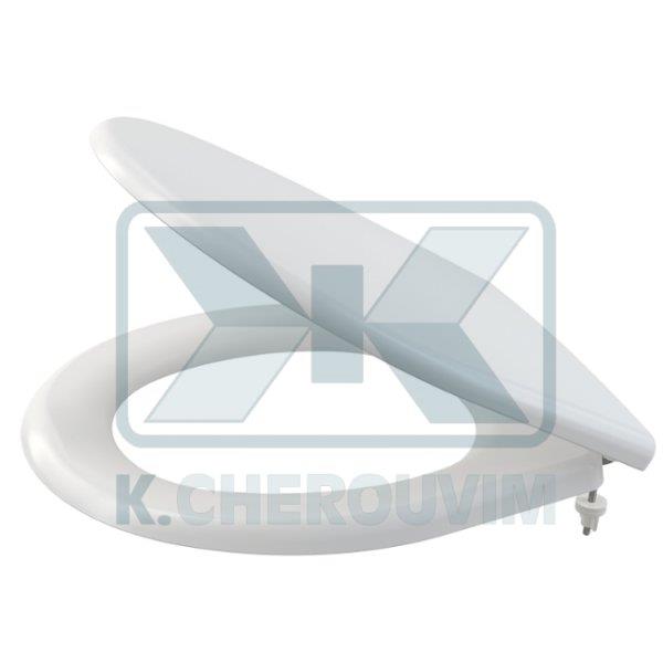 ΚΑΛΥΜΜΑ ΛΕΚΑΝΗΣ Α604 ΛΕΥΚΟ SΟFΤ CLΟSΕ UNIVERSAL ΑΝΤΙΒΑΚΤΗΡΙΔΙΑΚΟ DUROPLAST ALCA