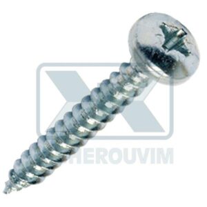 SHEET SCREW GALVANIZED BREAD ROLL CROSS 5,5 X 38 FOR FUSE BOX HYDRATION DIN 7981