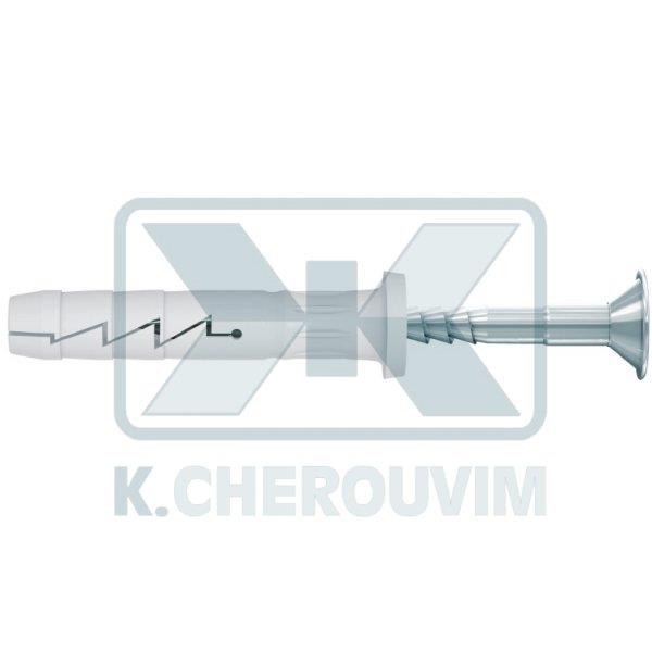 ΒΥΣΜΑ ΚΑΡΦΩΤΟ Φ6 Χ L 35 ΜΕ ΙΣΙΑ ΠΑΤΟΥΡΑ ΚΑΙ ΒΙΔΑ (ΚΟΥΤΙ 100 ΤΕΜ.)