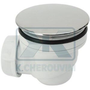 VALVE SHOWER ECO ? 120 FOR HOLE ? 86 PLASTIC CROM. WITH SIPHON & OUTPUT ? 40 FEMALE