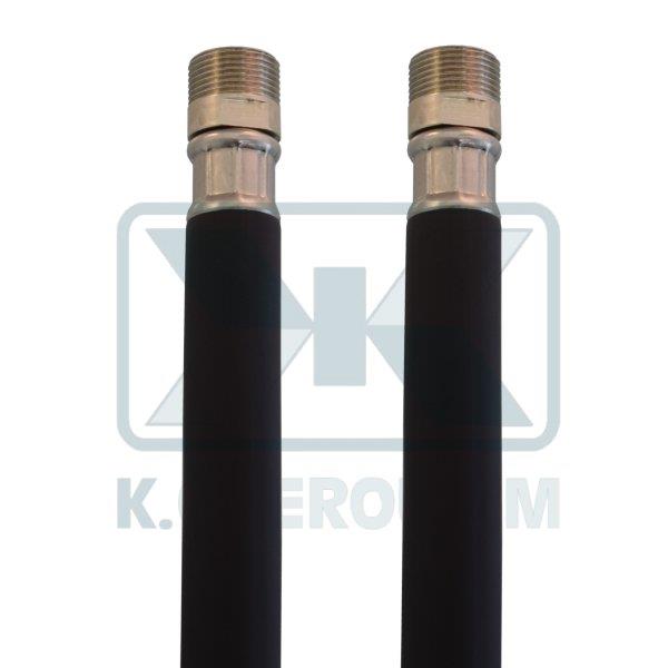 ΣΠΙΡΑΛ DARKFLEX 150 cm 15Χ1 ΑΡΣ. ΠΕΡΙΣΤΡ. Χ 15Χ1 ΑΡΣ. ΠΕΡΙΣΤΡ. ΜΑΥΡΟ PVC ΜΕ ΟΡΕΙΧ. ΑΚΡΟΦΥΣΙΑ