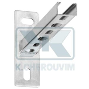 RAIL MOUNTING BRACKET SUPPORT THICKNESS 1,25 mm 27 X 18 X 300 GALVANIZED