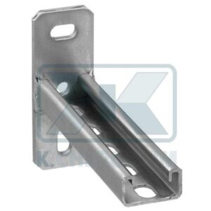 RAIL MOUNTING BRACKET SUPPORT LAPATRUT THICKNESS 2,50 mm 41 X 21 X 450 GALVANIZED