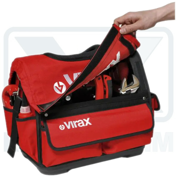 ΕΡΓΑΛΕΙΟΘΗΚΗ ΚΛΕΙΣΤΗ 38 cm ΥΦΑΣΜΑΤΙΝΗ ΜΕ ΘΗΚΕΣ VIRAX 382650