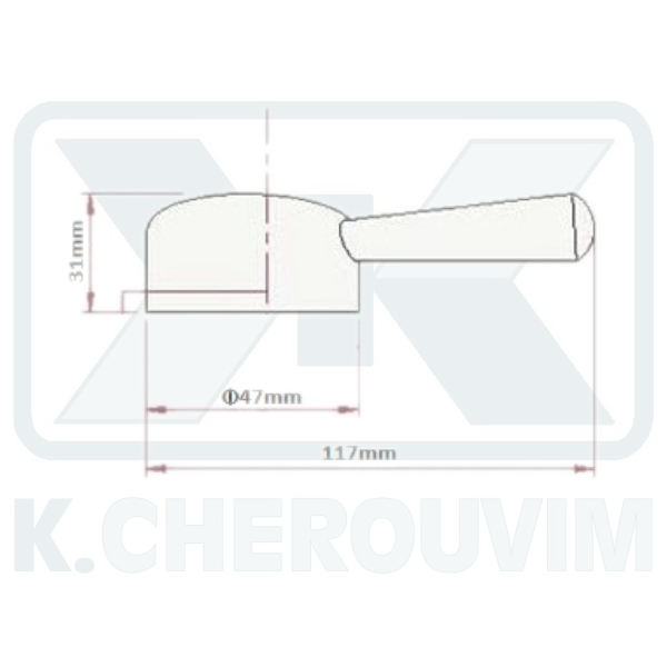 ΛΑΒΗ ΠΛΗΡΗΣ GLOBO Φ47 ΑΝΑΜΕΙΚΤΙΚΗΣ ΜΠΑΤΑΡΙΑΣ ΟΡΕΙΧ. ΧΡΩΜΕ ΓΙΑ ΜΗΧ. Φ35 ΜΕ ΜΟΧΛΟ 9Χ9 - Image 2