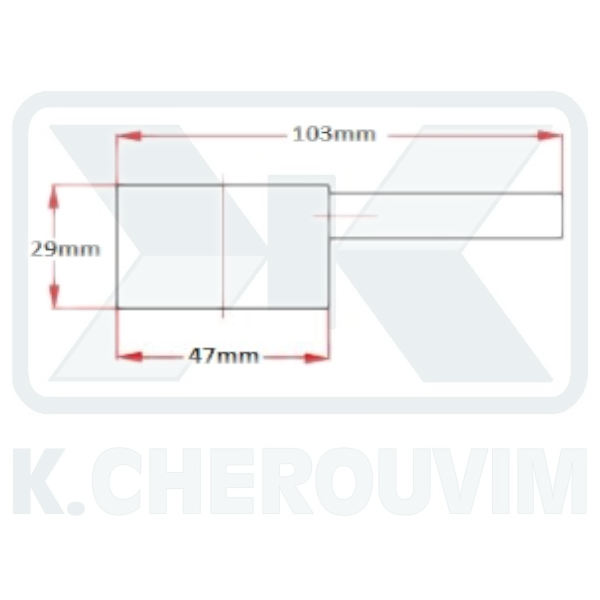 ΛΑΒΗ ΠΛΗΡΗΣ GEMINI Φ47 ΑΝΑΜΕΙΚΤΙΚΗΣ ΜΠΑΤΑΡΙΑΣ MINIMAL ΟΡΕΙΧ. ΧΡΩΜΕ ΓΙΑ ΜΗΧ. Φ35 ΜΕ ΜΟΧΛΟ 9Χ9 - Image 2