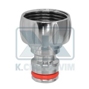 FITTING FAST GENIUS THREAD FEMALE 3/4" WITH BUTTON MALE CROM.