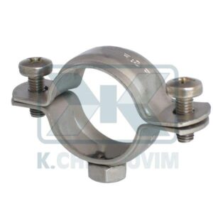 SUPPORT INOX MAT 1" (∅ 32-35) AISI 316 WITHOUT HEX HEAD LAG SCREW Μ8