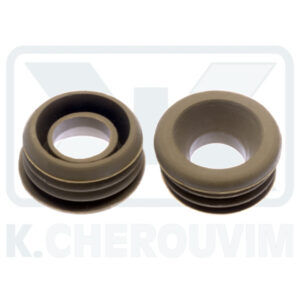 RUBBER GRAY ∅ 52 X ∅ 28-32 CRIMPED TOILET