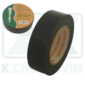 TAPE ELECTRICAL BLACK INSULATION 0,13 mm X 19 mm X 20 yds (18 METERS) LENGTH STICKER