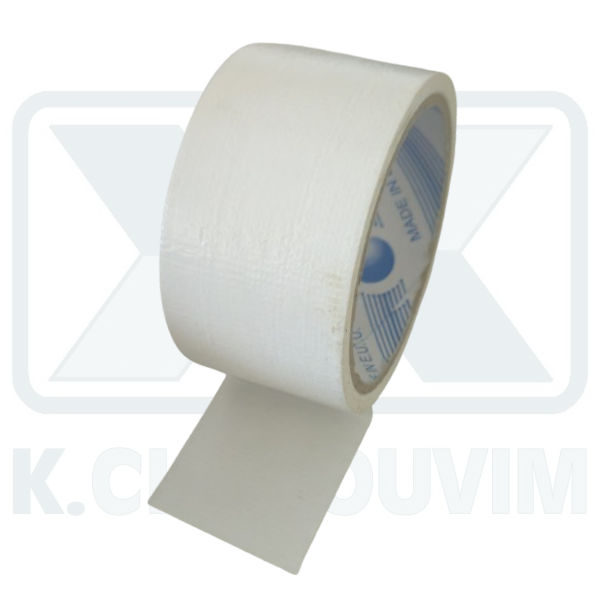 ΤΑΙΝΙΑ ΛΕΥΚΗ ΥΦΑΣΜΑΤΙΝΗ DUCT TAPE 50 mm Χ 10 m ΜΗΚΟΣ ΑΔΙΑΒΡΟΧΗ ΑΥΤΟΚΟΛΛΗΤΗ