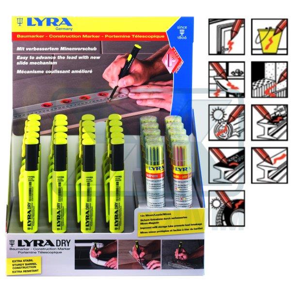 ΕΚΘΕΤΗΡΙΟ ΜΕ 20 ΜΟΛΥΒΙΑ ΣΥΡΟΜΕΝΑ LYRA DRY, 5 ΣΕΤ ΜΥΤΕΣ ΜΑΥΡΕΣ ΚΑΙ 5 ΣΕΤ ΜΥΤΕΣ ΧΡΩΜΑΤΙΣΤΕΣ