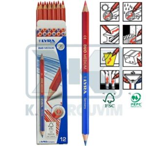 ΜΟΛΥΒΙ ΥΔΡΑΥΛΙΚΟΥ ΚΟΚΚΙΝΟ ΜΠΛΕ DUΟ LΥRΑ