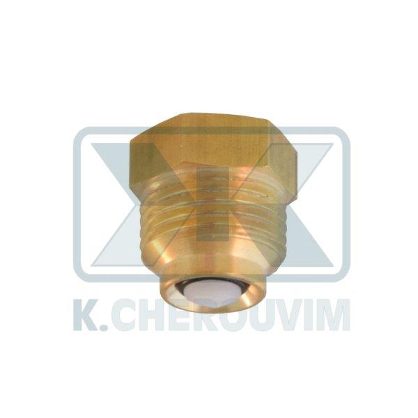 VALVE REPLACEMENT 1/4" FEMALE X 3/8" MALE BRASS WITH O-RING FOR THERMOMANOMETER