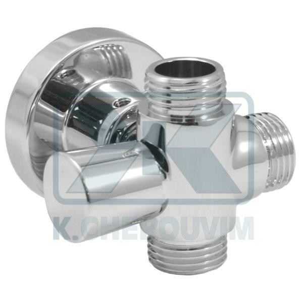 DISTRIBUTOR COLUMN SHOWER WITH SUPPORT WALL 1/2" MALE X 1/2" MALE X 1/2" MALE CROM.