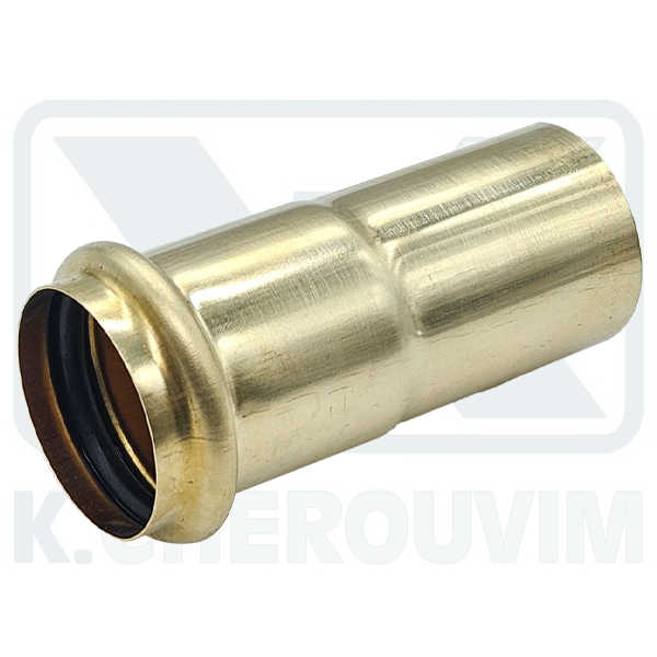 ΠΡΟΕΚΤΑΣΗ ΜΕ 1 O-RING ΟΡΕΙΧΑΛΚΙΝΗ Φ32 Χ L80 mm ΑΡΣ. ΘΗΛ. ΓΙΑ ΣΩΛΗΝΑ ΣΙΦΟΝΙΟΥ