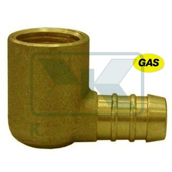 ELBOWS F. FOR GAS 3/8" x ?15 - 1/8" YELLOW BRASS