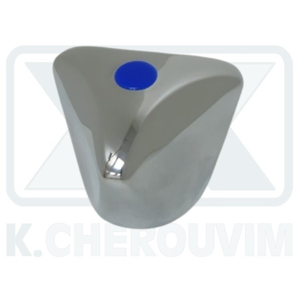 ΛΑΒΗ ΤΡΙΓΩΝΙΚΗ ΜΠΑΤΑΡΙΑΣ GLOBO ΜΠΛΕ ΟΡΕΙΧΑΛΚΙΝΗ ΧΡΩΜΕ Φ8 Χ Ζ20