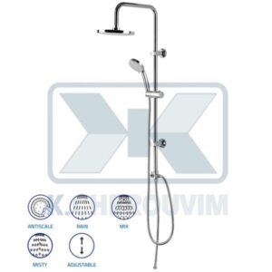 ΚΟΛΟΝΑ NIAGARA ΧΡΩΜΕ Φ22 ΜΕ 2 ΣΤΗΡ.ΤΟΙΧΟΥ, ΔΙΑΝΟΜΕΑ, ΣΤΗΡ.ΤΗΛ. ΚΩΔ.GIO ΤΗΛ.ZOE 2 ΣΠΙΡΑΛ ΣΑΠΟΥΝΟΘΗΚΗ