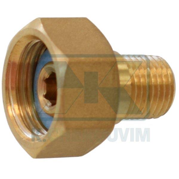 SET TAIL BRASS 1/4" MALE WITH NUT BRASS LEFT GAS 20X14/" #25 Η14 AND FIBRE WASHER BLUE