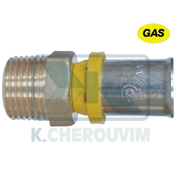 ΡΑΚΟΡ GAS ΠΡΕΣΑΡΙΣΤΟ ΑΡΣ. 1/2" Χ Φ16 Χ 2,0 mm ΟΡΕΙΧ. ΜΕ ΚΙΤΡΙΝΟ ΔΑΧΤΥΛΙΔΙ UΝΙ ΙSΟ 7/1