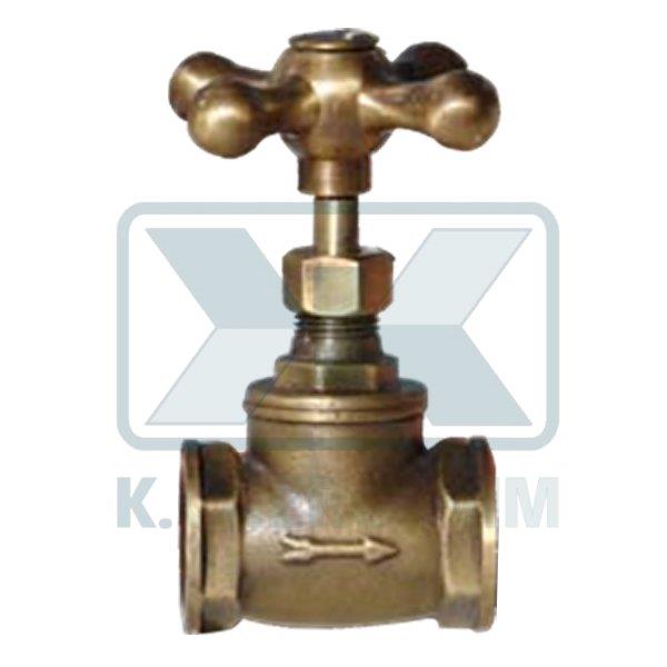 ΔΙΑΚΟΠΤΗΣ ΙΣΙΟΣ Ν.347 BRONZE 1/2" ΘΗΛ. ΘΗΛ. ΔΙΚΤΥΟΥ ΝΕΡΟΥ ΜΕ ΛΑΒΗ ΣΤΑΥΡΟ