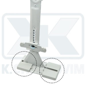 COVER PLATE SQUARE PLASTIC WHITE SPLIT FOR SUPPORT FLOOR PANEL PANEL UNIVERSAL