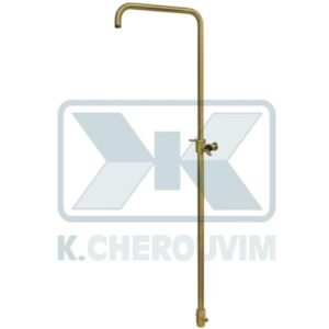 ΚΟΛΟΝΑ PONTE BRONZE ΠΤΥΣΣΟΜΕΝΗ ΜΕ 1 ΣΤΗΡΙΓΜΑ ΤΟΙΧΟΥ & ΔΙΑΝΟΜΕΑ