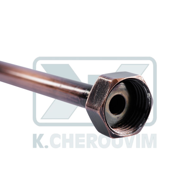 ΣΩΛΗΝΑΚΙ RAME 1/2"Θ. Χ 60 cm Φ10 ΕΥΚΑΜΠΤΟ ΜΕ 1 ΠΑΞΙΜΑΔΙ