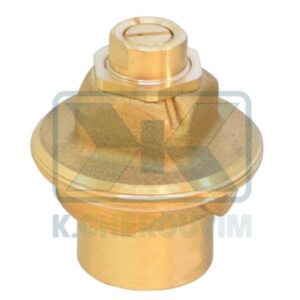 ΟΡΕΙΧΑΛΚΙΝΗ ΚΕΦΑΛΗ ΠΛΗΡΗΣ ΜΕ ΠΛΑΣΤ. ΦΛΑΝΤΖΑ ΓΙΑ ΦΛΟΥΣΟΜΕΤΡΟ BENKISER ΕΞΩΤΕΡΙΚΟ 3/4"