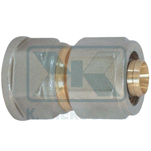 ΡΑΚΟΡ ΔΙΑΙΡΟΥΜΕΝΟ ΠΟΛΥΣΤΡΩΜΑΤΙΚΗΣ ΘΗΛ. 1/2" Χ Φ20 Χ 2,0 mm ΝΙΚΕΛ ΜΗΧ. ΣΥΣΦ. EUROCONO (UΝΙ ΕΝ 12165)