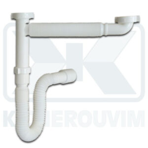 ΣΙΦΟΝΙ ELLE ΣΠΙΡΑΛ ΔΙΠΛΟ ΝΕΡΟΧΥΤΗ ΛΕΥΚΟ ΠΛΑΣΤΙΚΟ