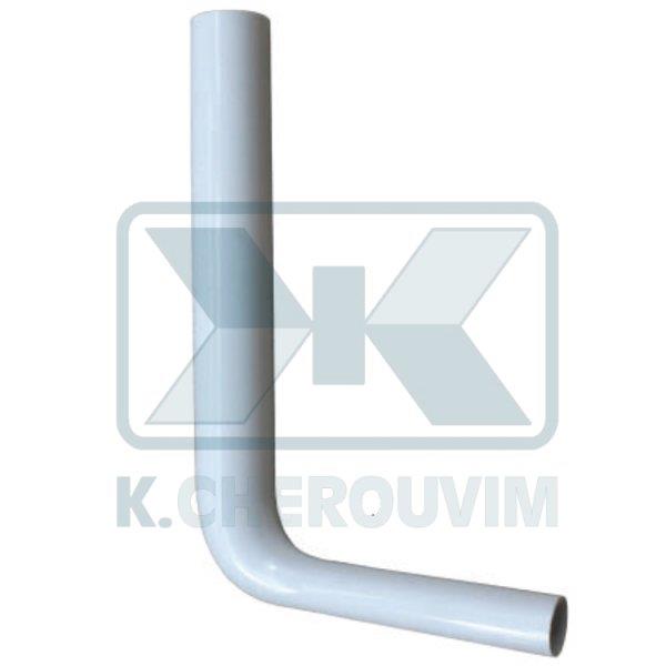 ΚΑΤΕΒΑΣΙΑ Φ50 Χ Η350 mm Χ Φ40 ΣΩΛΗΝΑ ΓΩΝΙΑΚΗ ΠΛΑΣΤΙΚΗ ΛΕΥΚΗ ΣΥΝΔΕΣΗΣ ΚΑΖΑΝΑΚΙΟΥ - ΛΕΚΑΝΗΣ