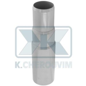 EXTENSION REPAIR GRAY SIMPLE ∅ 125 EXTERIOR PLASTIC SEWAGE