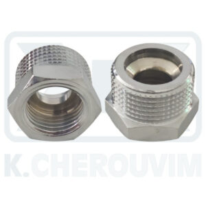 ΣΥΣΤΟΛΗ ΑΜΕΡΙΚΗΣ ΧΡΩΜΕ ΜΕ ΠΑΤΟΥΡΑ Β.Τ. 1/2"Θ. Χ 3/4"Α. ΕΞΑΓΩΝΗ (UΝΙ ΕΝ 12164)