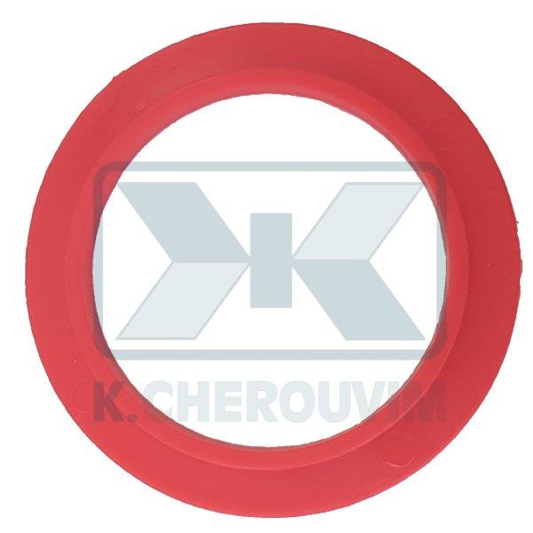 ΡΟΔΕΛΑ 1"1/4 ΛΑΣΤΙΧΟ ΚΟΚΚΙΝΟ ΣΙΦΟΝΙΩΝ ΜΕ ΠΑΤΟΥΡΑ (38Χ30Χ2mm)