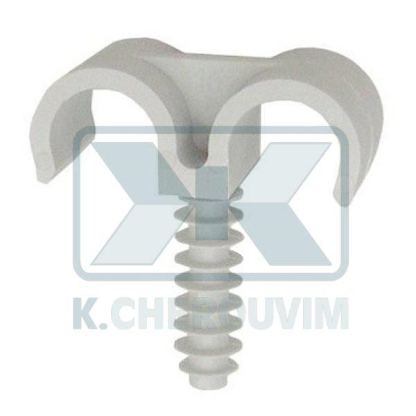 SUPPORT FIX-RING DOUBLE ? 40 PLASTIC NAILED WITH SCREW ANCHOR ? 10