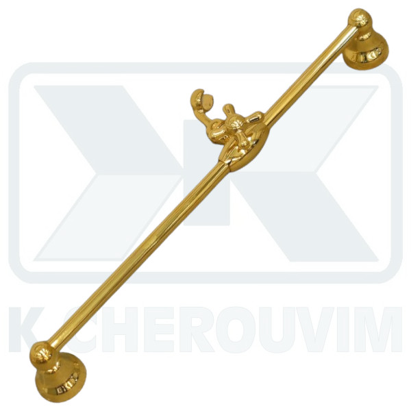 ΒΕΡΓΑ ΝΤΟΥΣ ΧΡΥΣΗ ANTICA Φ18 (ΚΕΝΤΡΑ 57,5 cm) ΕΞ' ΟΛΟΚΛΗΡΟΥ ΑΠΟ ΟΡΕΙΧΑΛΚΟ