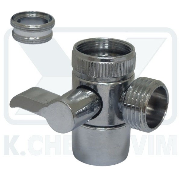 ΒΡΥΣΑΚΙ BYPASS ΜΕ ΕΞΟΔΟ 1/2" & ΦΙΛΤΡΑΚΙ ΧΡΩΜΕ 22Χ1 ΘΗΛ.