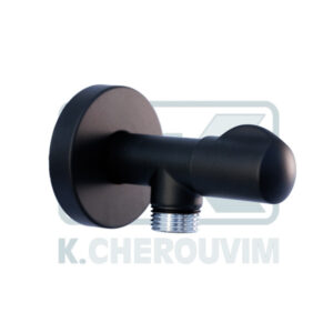 ΔΙΑΚΟΠΤΗΣ LUX ΜΑΥΡΟΣ ΜΑΤ ΓΩΝΙΑΚΟΣ ΜΕ ΡΟΖΕΤΑ