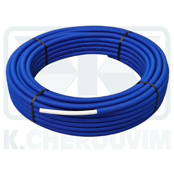 ΣΩΛΗΝΑ PE-XB/AL/PE-XB ΛΕΥΚΗ ΜΕ ΜΠΛΕ Φ25 ΣΠΙΡΑΛ Φ16 Χ 2,0 mm ΚΟΥΛΟΥΡΑ 50 m