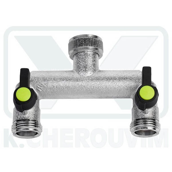 ΤΑΦ ΜΕ ΡΑΚΟΡ 3/4" ΚΑΙ 2 ΔΙΑΚΟΠΤΑΚΙΑ ΑΡΣ. ΣΦΑΙΡΙΚΑ ΟΡΕΙΧΑΛΚΙΝΟ ΧΡΩΜΕ