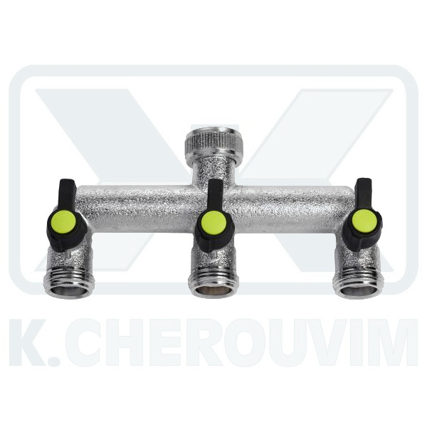 3-WAY FAUCET WITH INDEPENDENT AND ADJUSTABLE FLOW PATHS