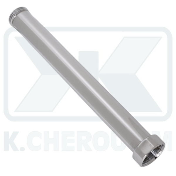 EXTENSION LUX CROM. ? 24 X 30 cm 3/4" FITTING X 3/4" MALE FOR COLUMN SHOWER