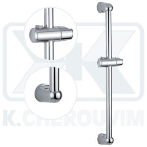 ΒΕΡΓΑ ΝΤΟΥΣ "126" Φ25 ΜΕ ΣΤΑΘΕΡΑ ΚΕΝΤΡΑ ΒΑΣΗΣ 60CM ΧΡΩΜΕ