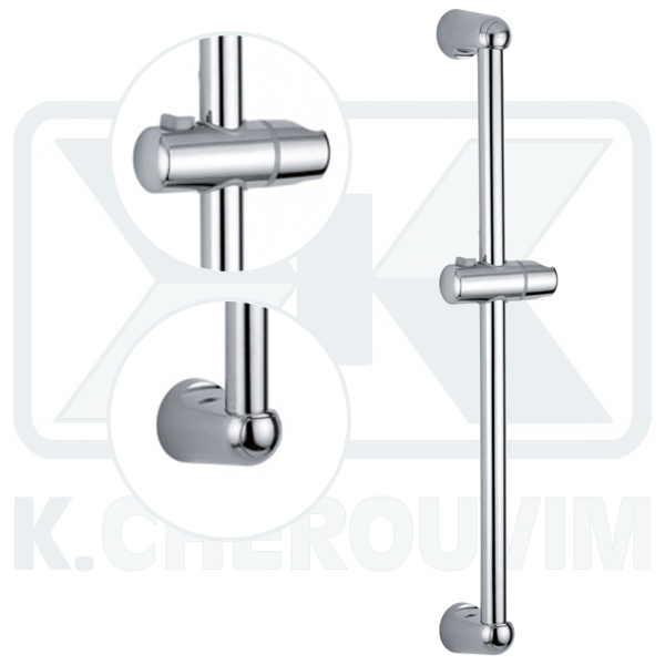 ΒΕΡΓΑ ΝΤΟΥΣ "126" Φ25 ΜΕ ΣΤΑΘΕΡΑ ΚΕΝΤΡΑ ΒΑΣΗΣ 60 CM ΧΡΩΜΕ