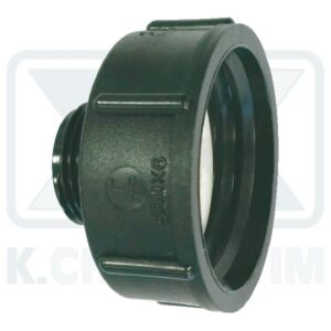 FM ADAPTER FEMALE S75x6 x MALE 2" G FOR IBC TANK WITH SEALS IN EPDM