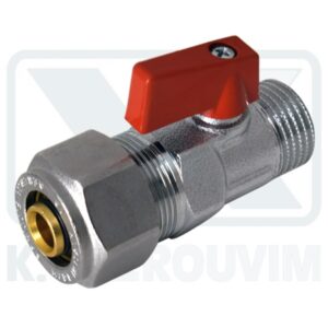 ΔΙΑΚΟΠΤΑΚΙ ΜΙΝΙ ΚΟΚΚΙΝΟ ΑΡΣ. 1/2" Χ Φ18 Χ 2,5 mm ΠΛΑΣΤΙΚΗΣ ΣΦΑΙΡΙΚΟ ΜΕ ΜΕΤΑΛΛΙΚΗ ΛΑΒΗ