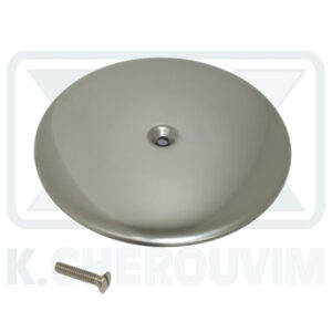 ΡΟΖΕΤΑ ΙΝΟΧ Φ150 ΜΕ ΟΠΗ Φ7mm & ΒΙΔΑ 1/4" ΧΡΩΜΕ